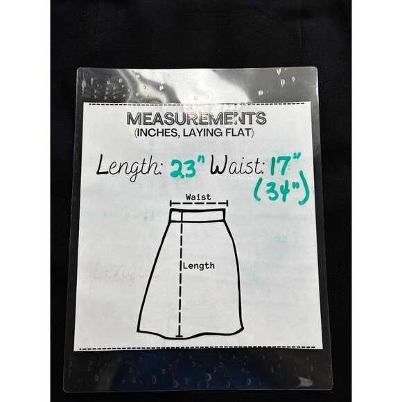 Vintage‎ Albert Nipon Womens 100% Wool Classic Black Skirt Size 12 Officewear